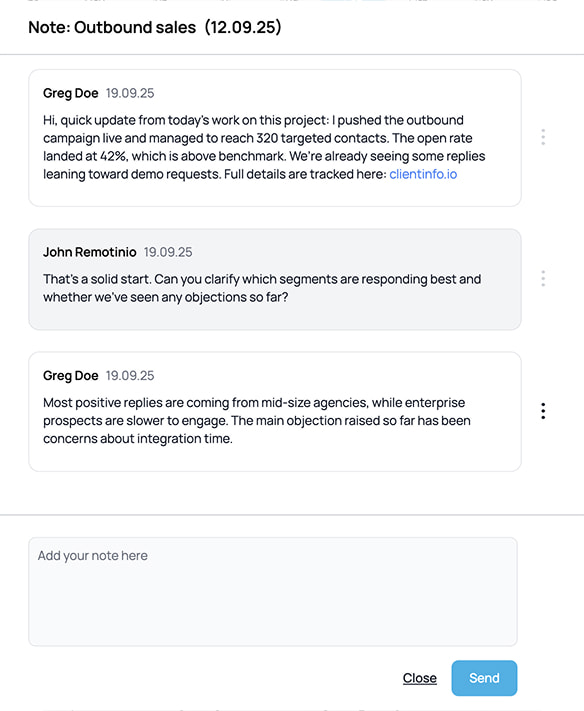 Remotinio timesheet view with a lot of time entries